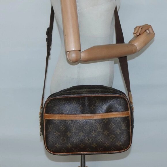 LOUIS VUITTON Monogram Reporter PM Shoulder Bag LV Auth - Picture 14 of 16